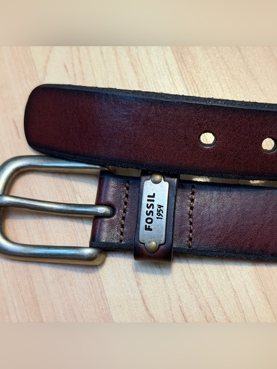 Fossil Accessories - Fossil Classic Brown Leather Women's Belt 1954 Size Medium